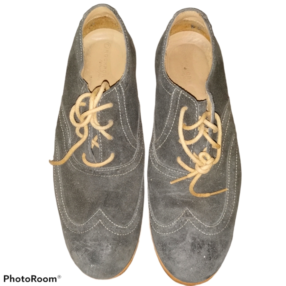 Rockport leather men's dress casual lace up shoes